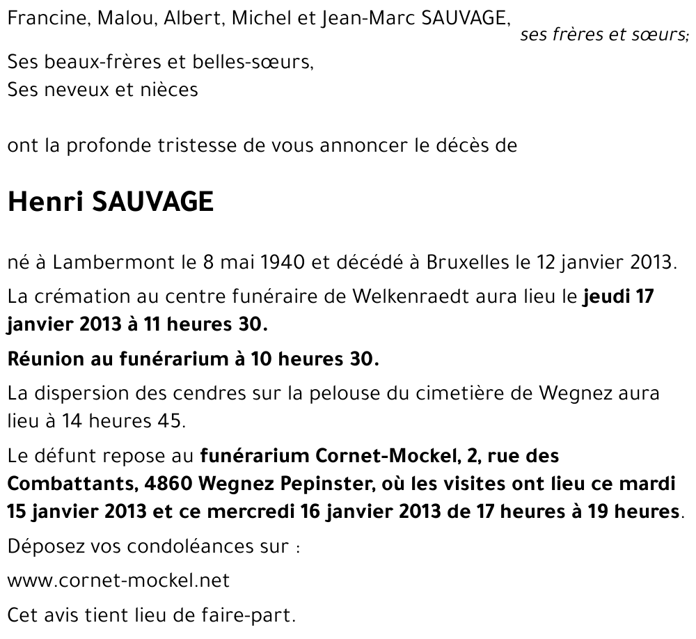 Henri SAUVAGE