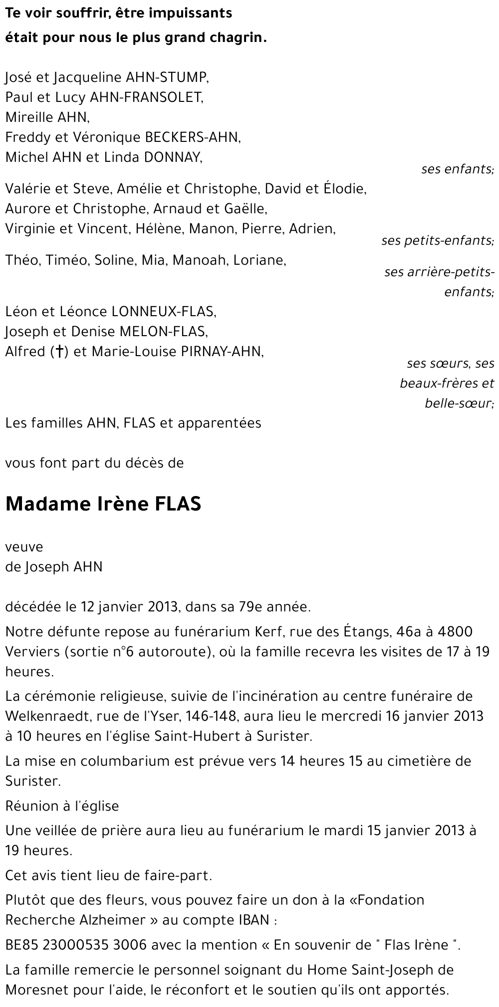 Irène FLAS