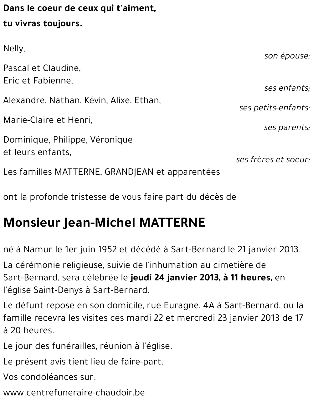 Jean-Michel MATTERNE