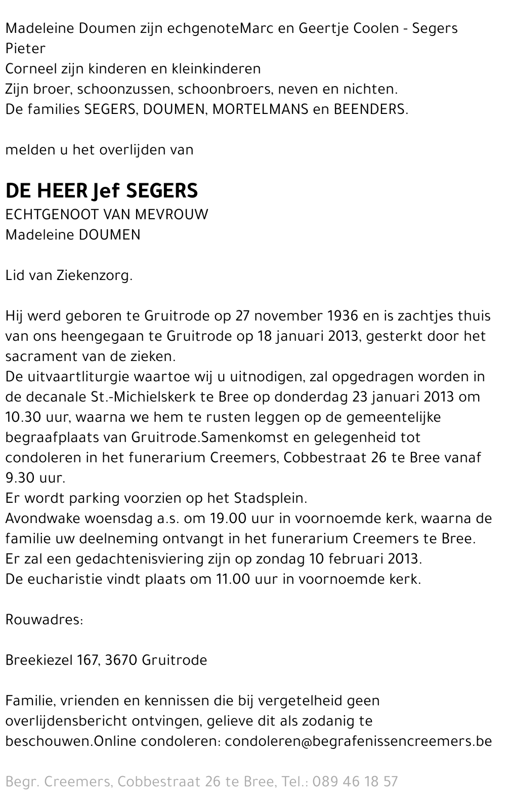 Jef Segers