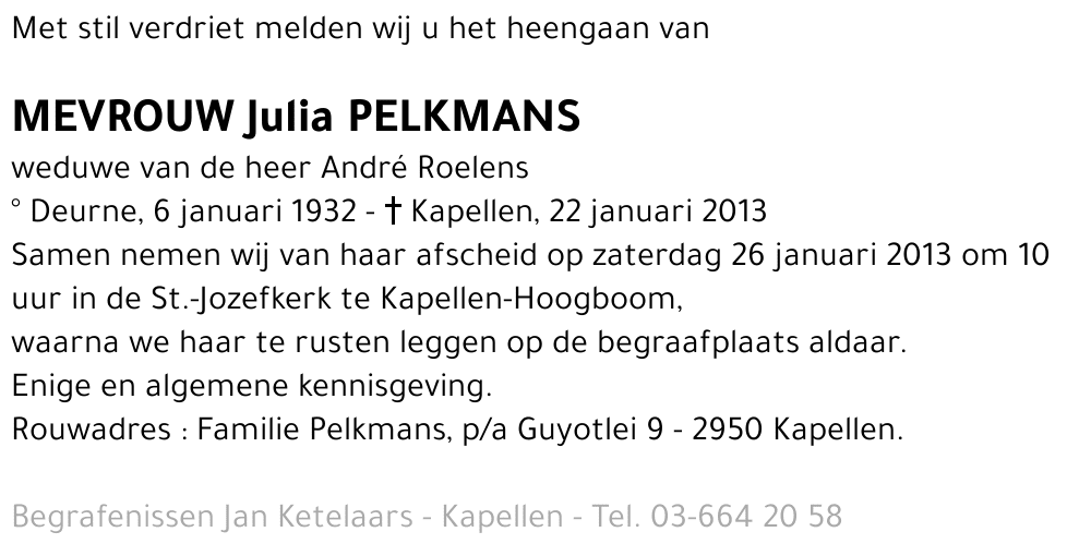 Julia Pelkmans