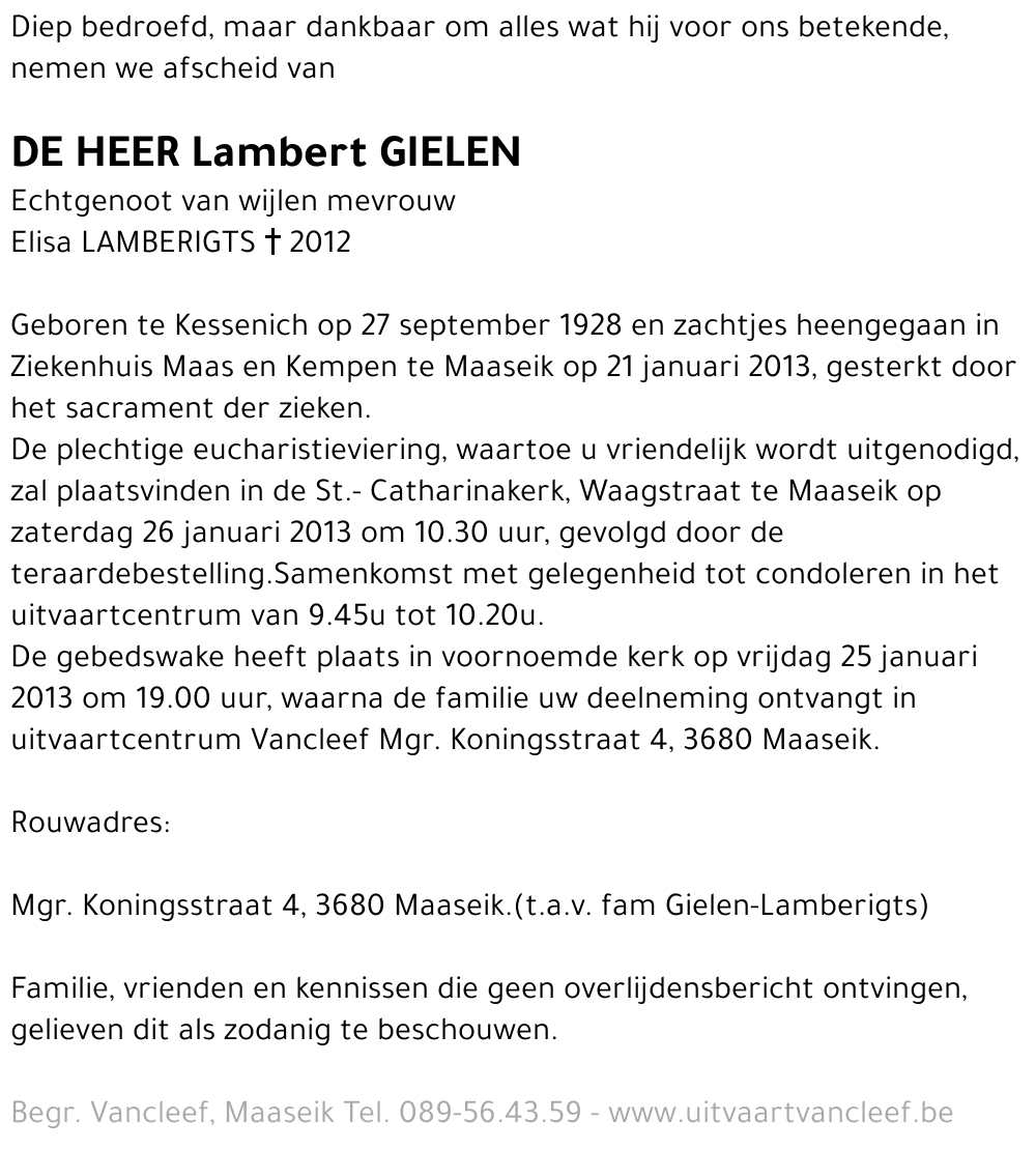 Lambert Gielen