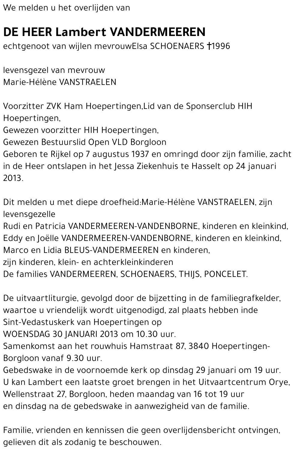 Lambert Vandermeeren