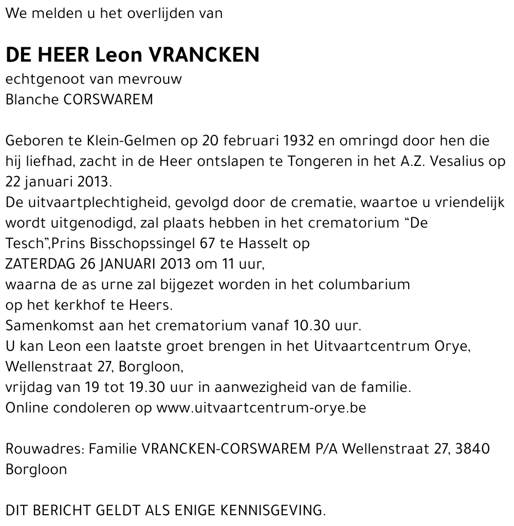 Leon Vrancken