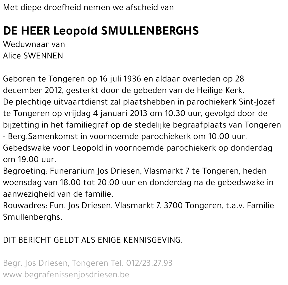 Leopold Smullenberghs