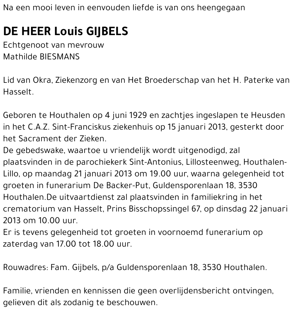 Louis GIJBELS