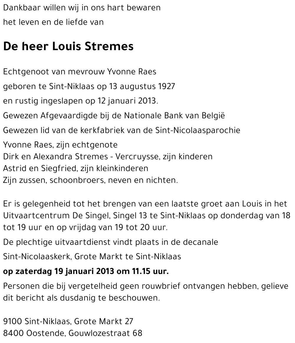 Louis Stremes