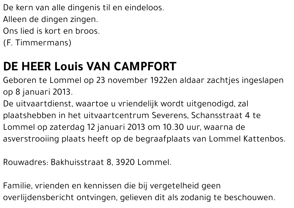 Louis Van Campfort