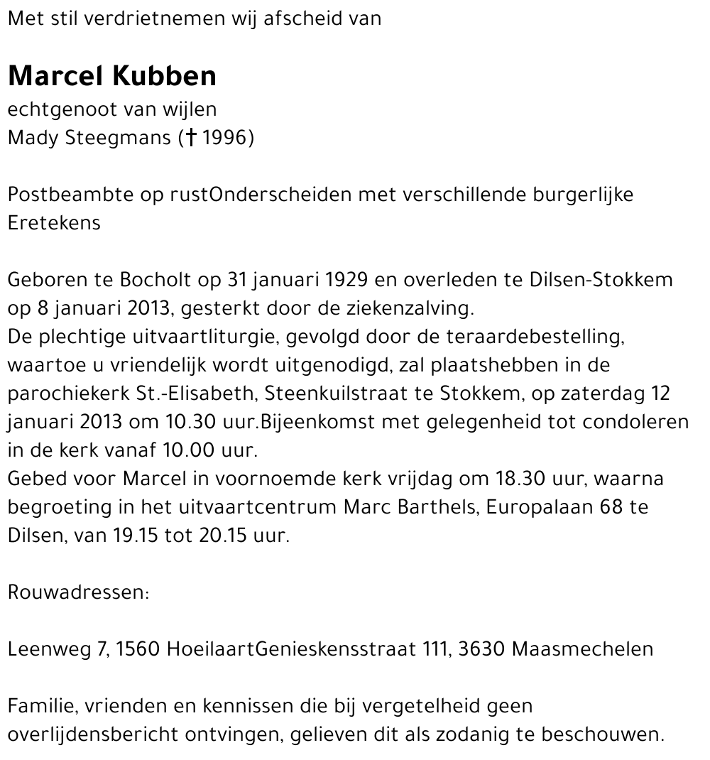 Marcel Kubben