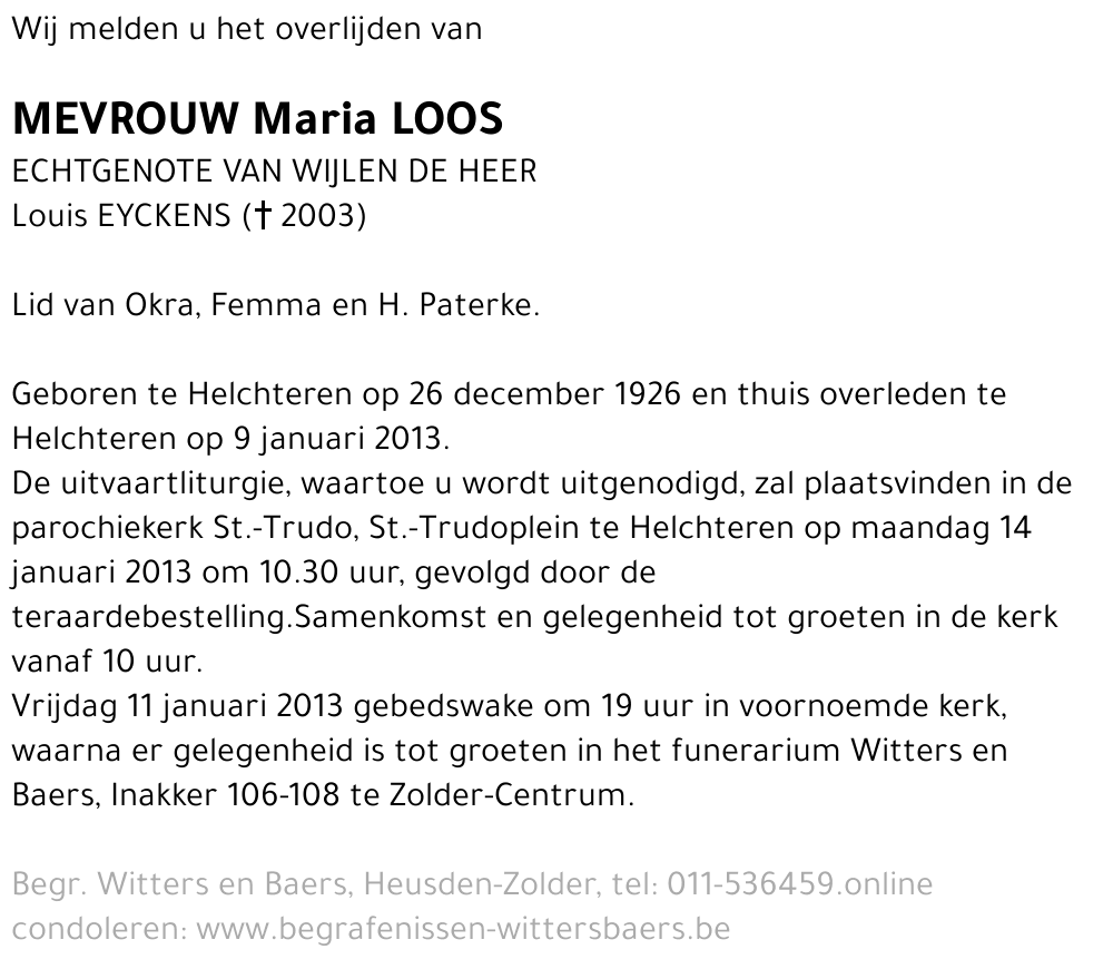 Maria Loos