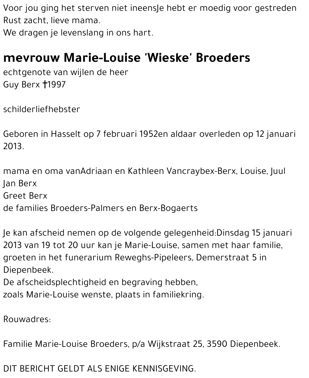 Marie-Louise Broeders