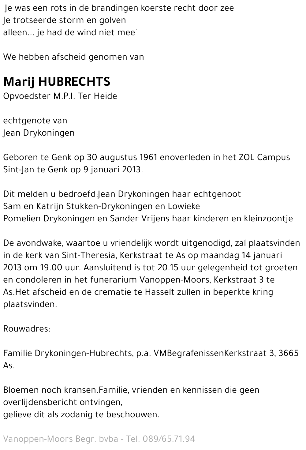 Marij Hubrechts