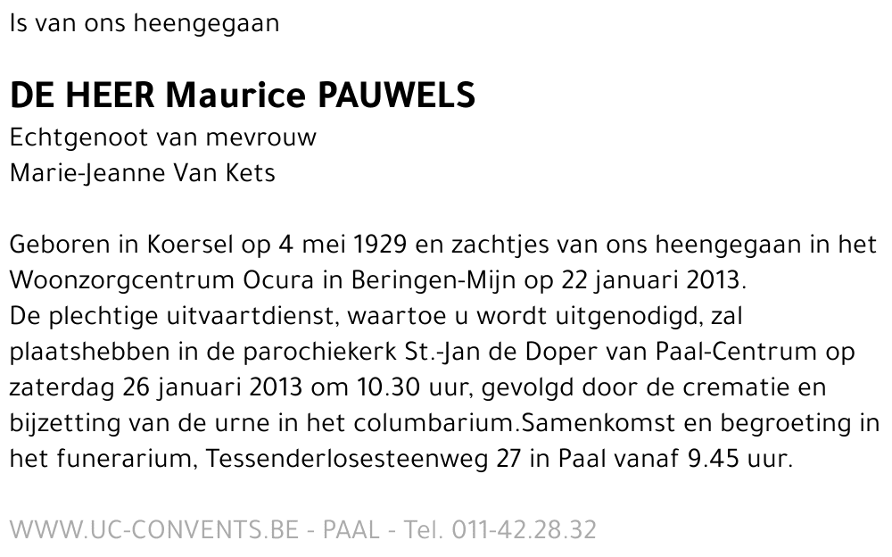 Maurice Pauwels