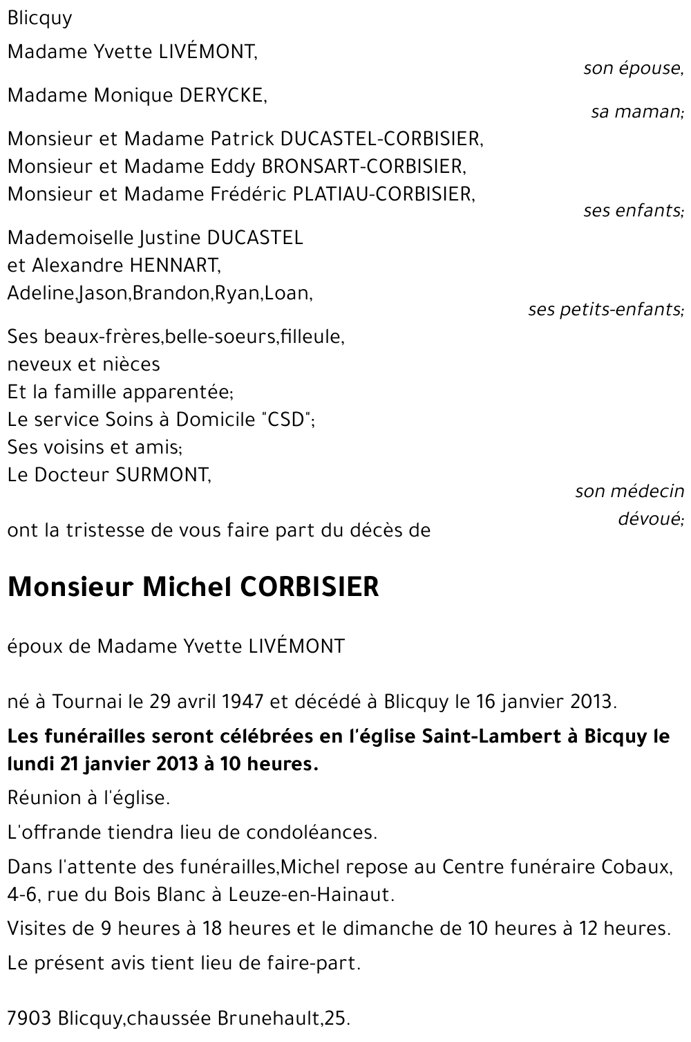 Michel Corbisier