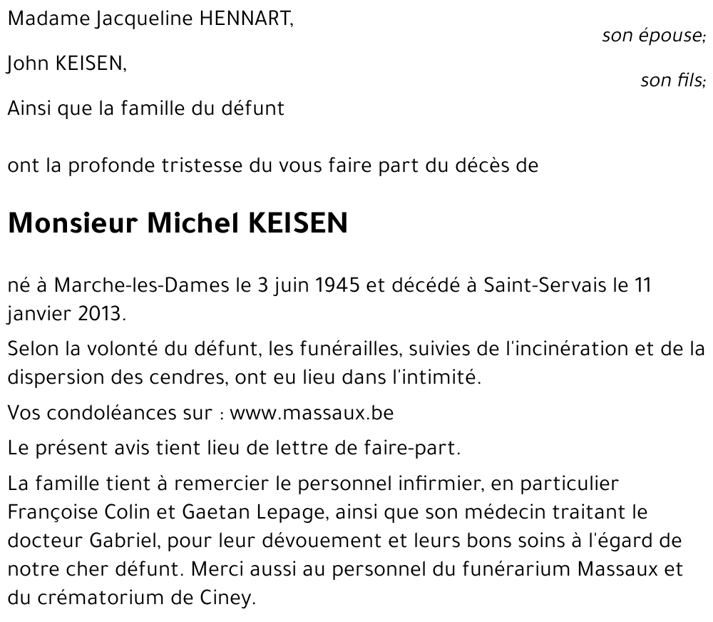 Michel KEISEN