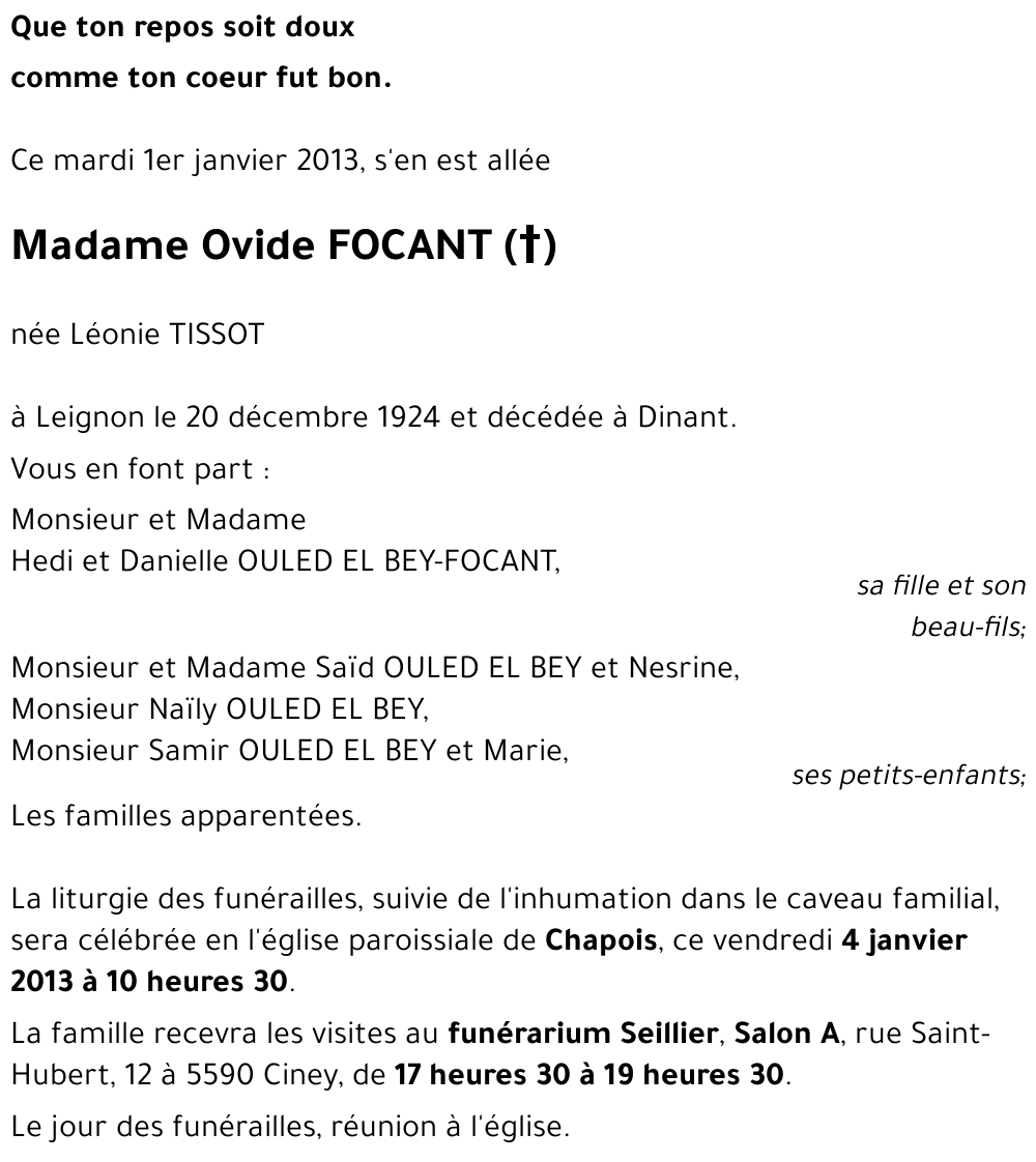 Ovide FOCANT