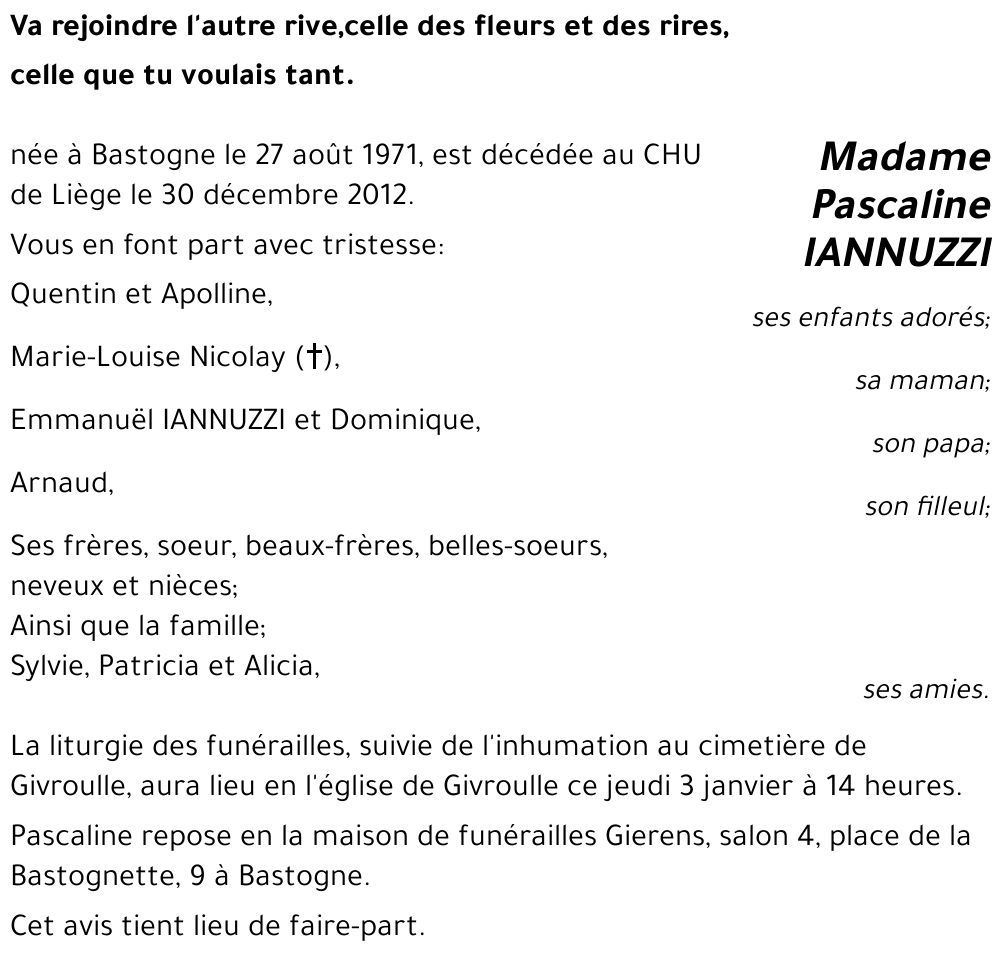 Pascaline IANNUZZI