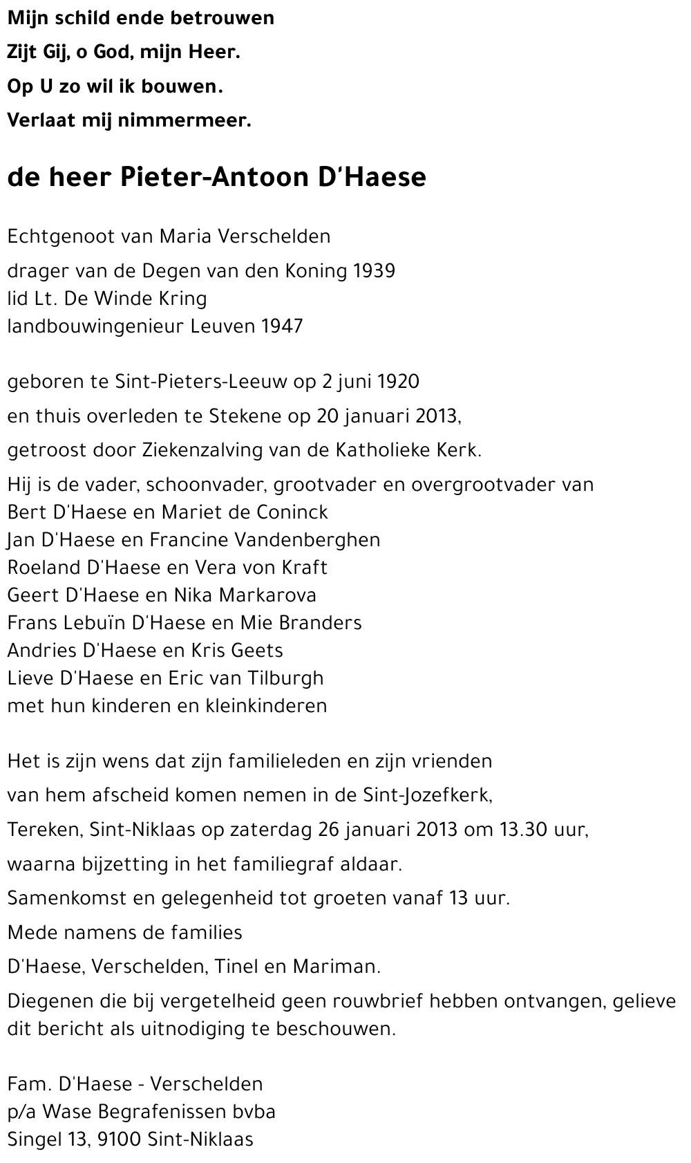 Pieter-Antoon D'Haese