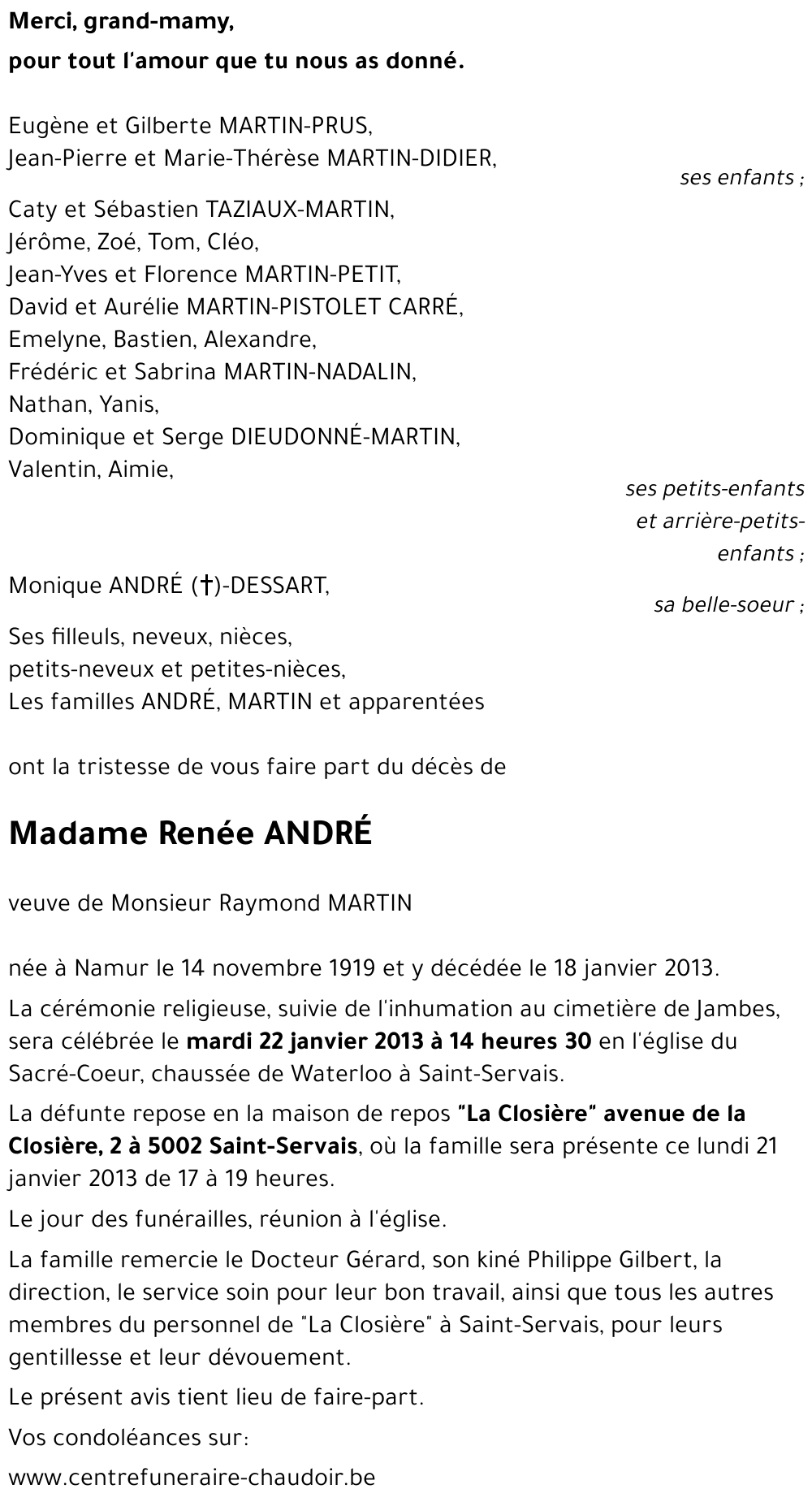 Renée ANDRÉ