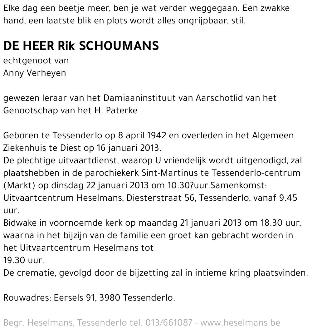 Rik Schoumans