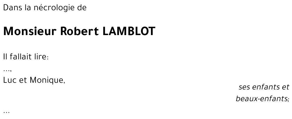 Robert LAMBLOT