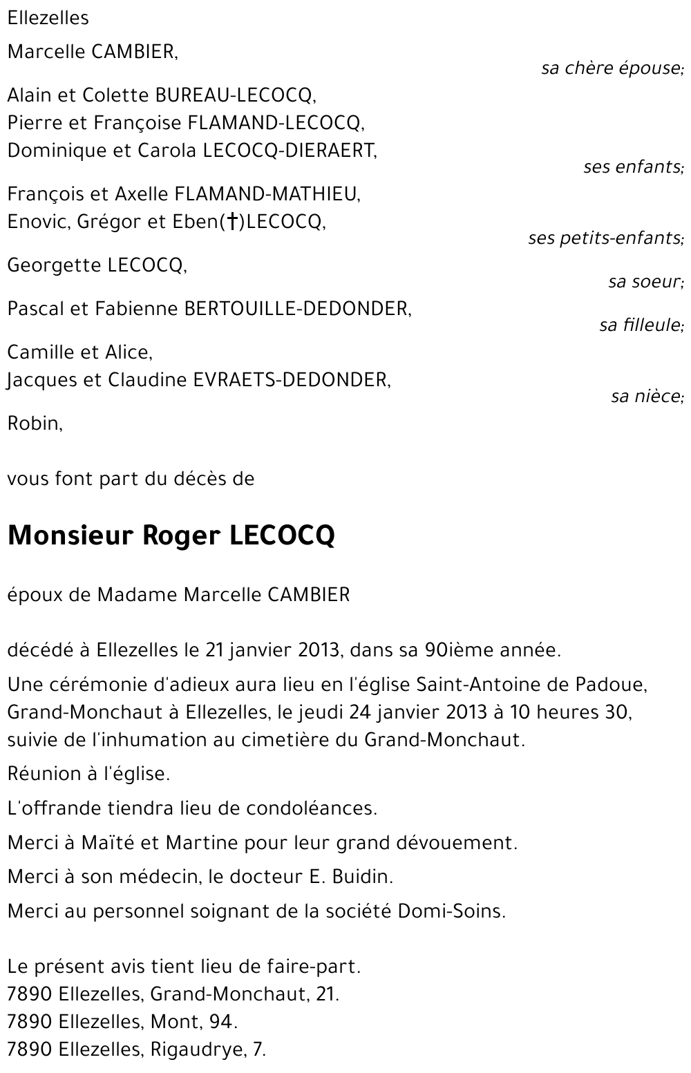 Roger LECOCQ