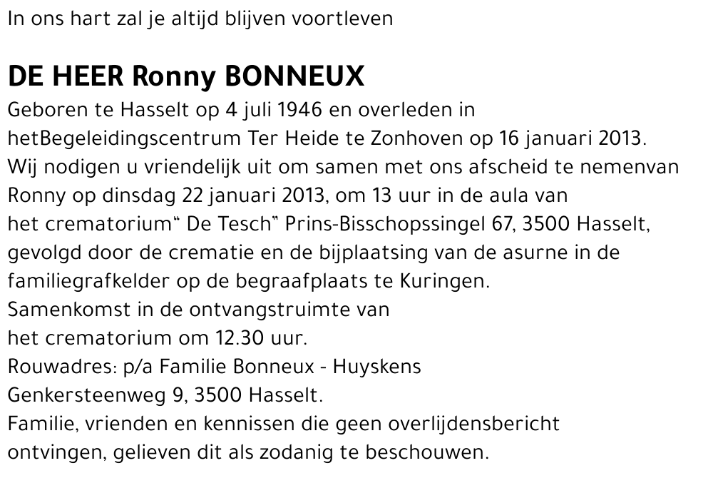 Ronny Bonneux