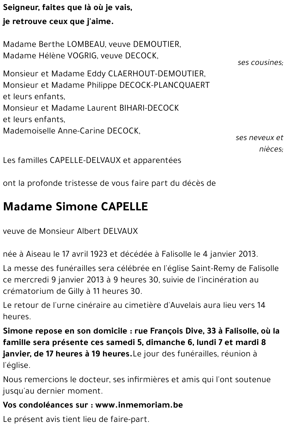 Simone CAPELLE