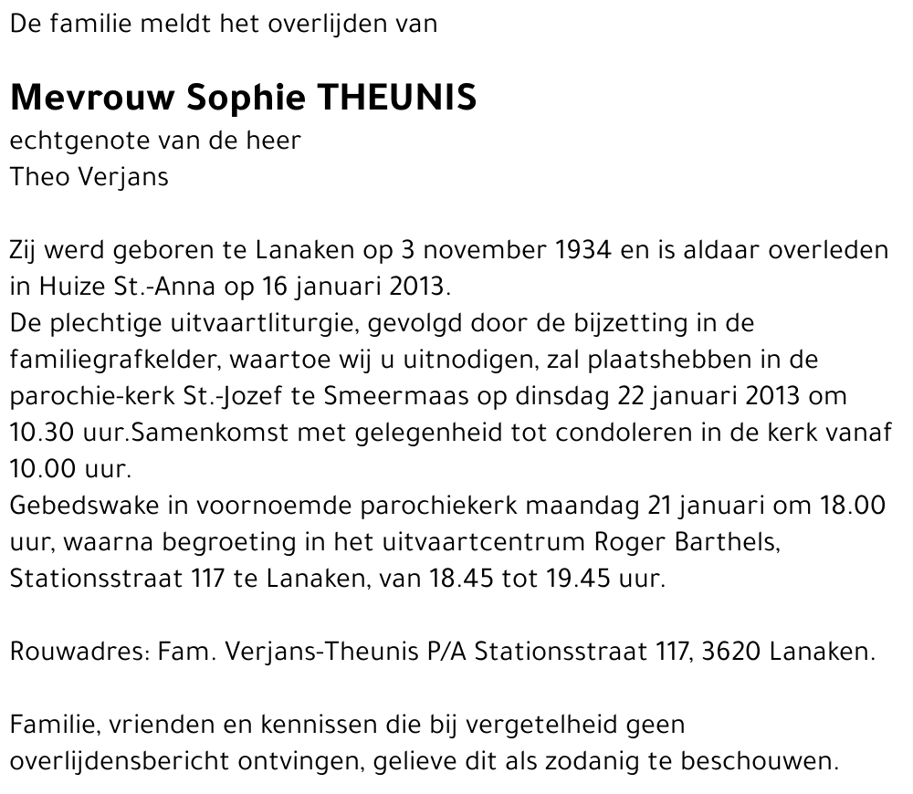 Sophie Theunis