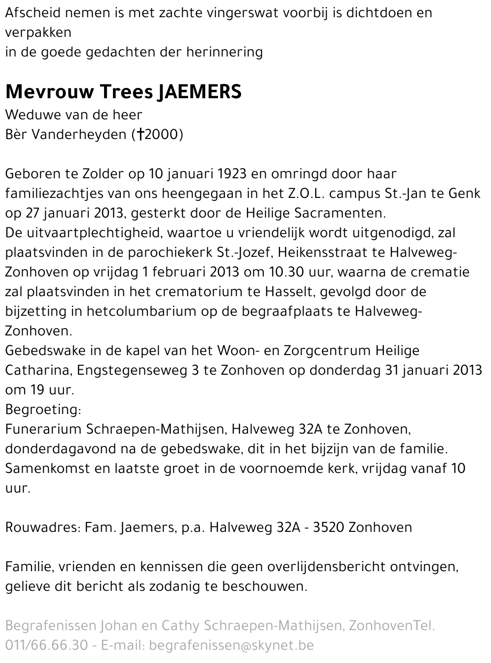 Trees Jaemers