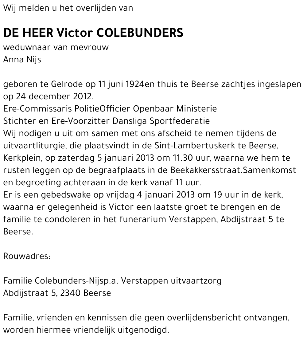 Victor Colebunders