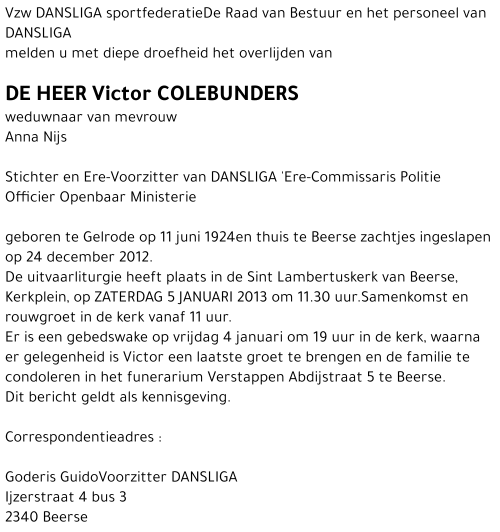 Victor Colebunders