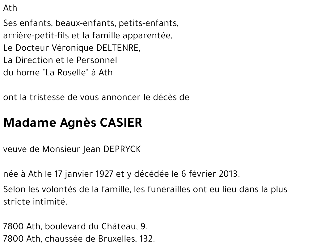 Agnès CASIER