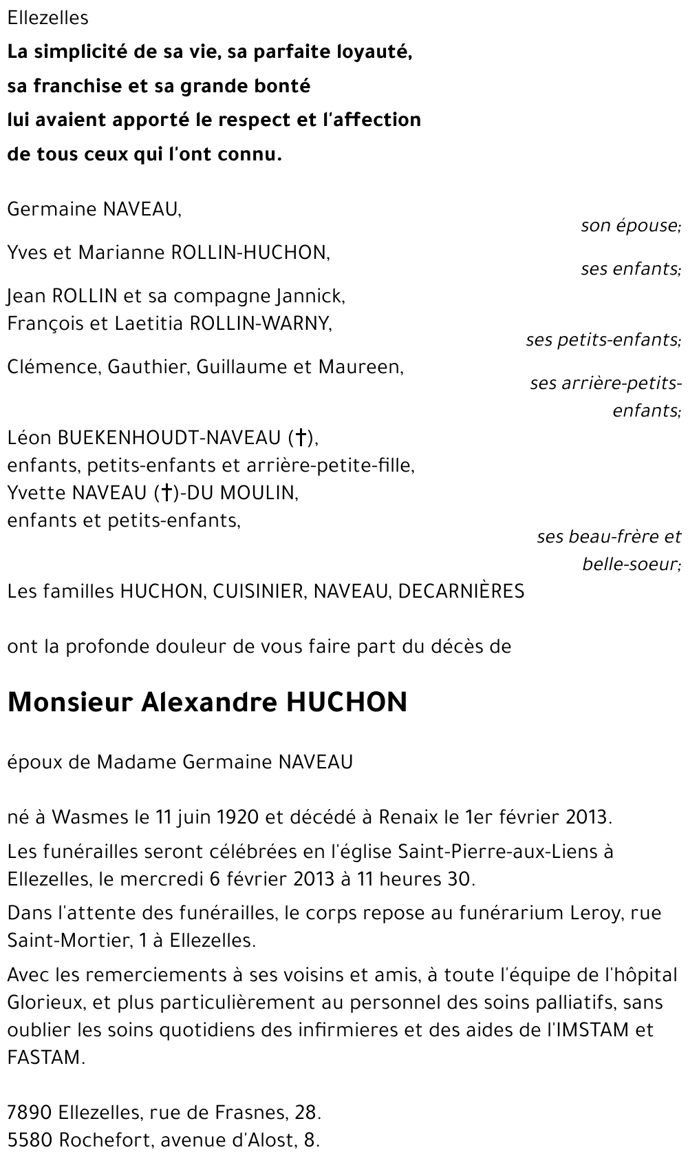Alexandre HUCHON