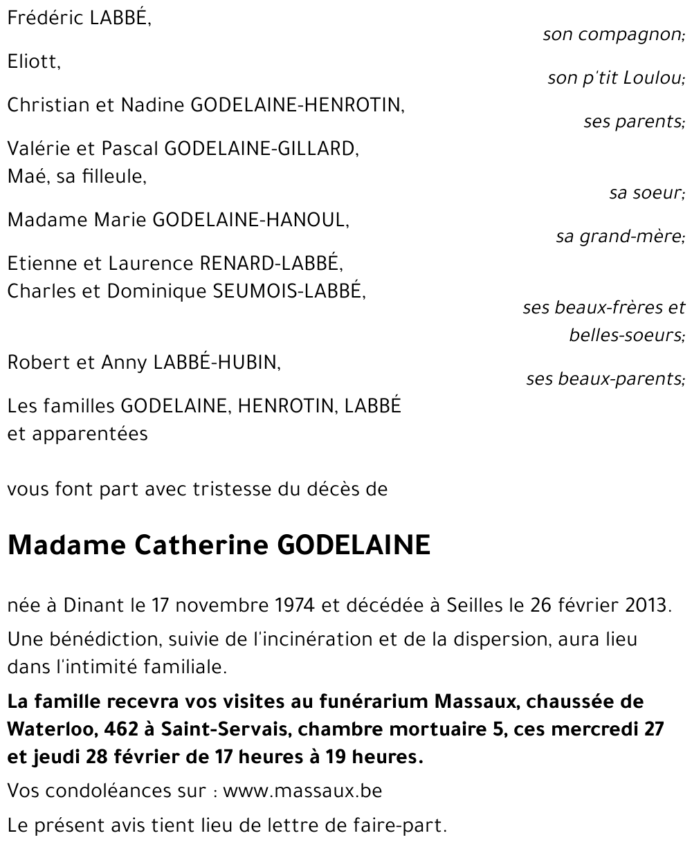 Catherine GODELAINE
