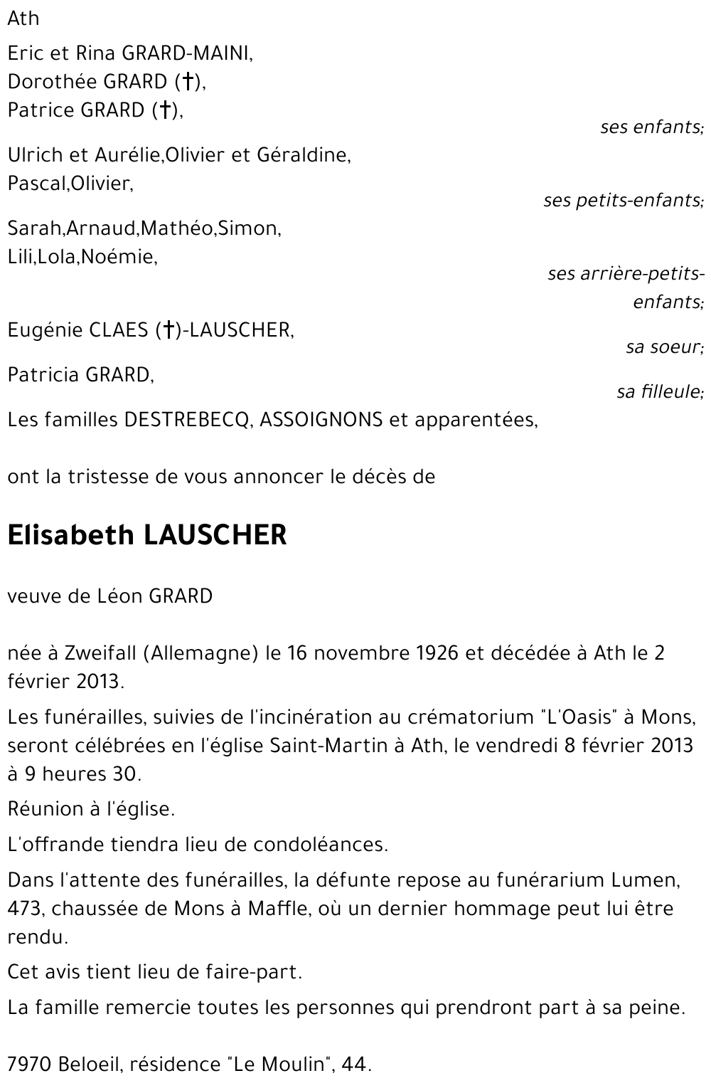 Elisabeth LAUSCHER
