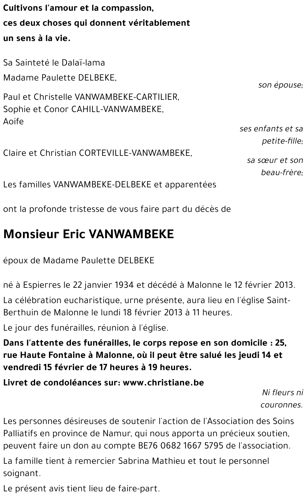 Eric VANWAMBEKE