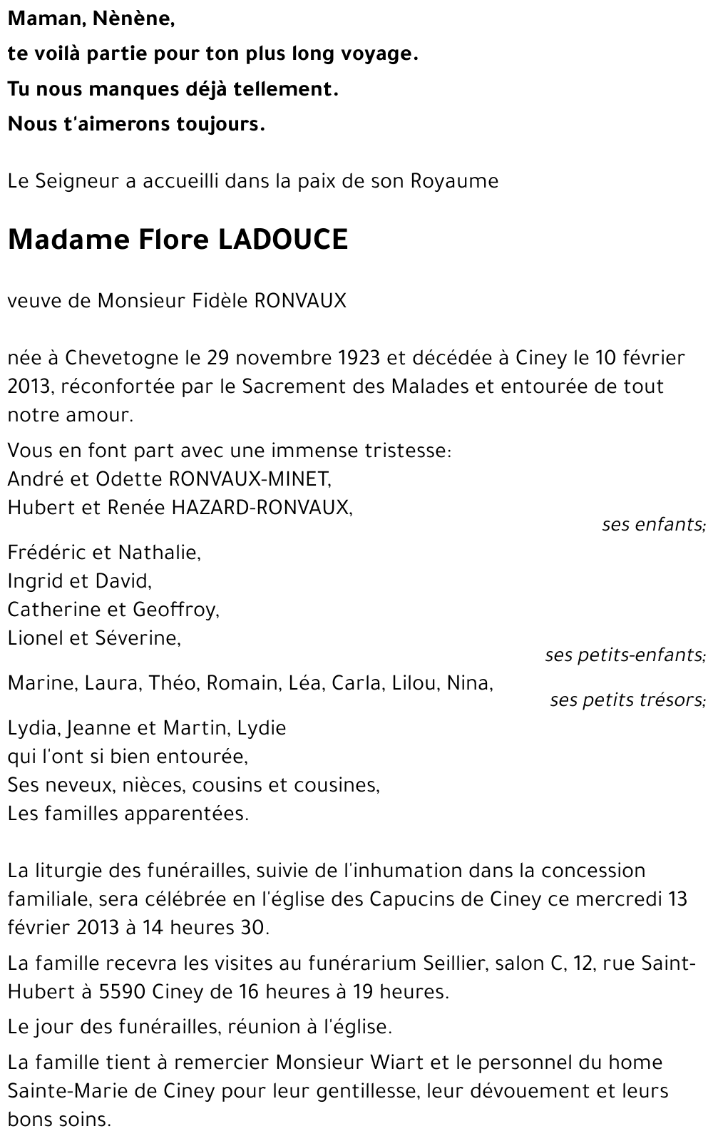 Flore LADOUCE