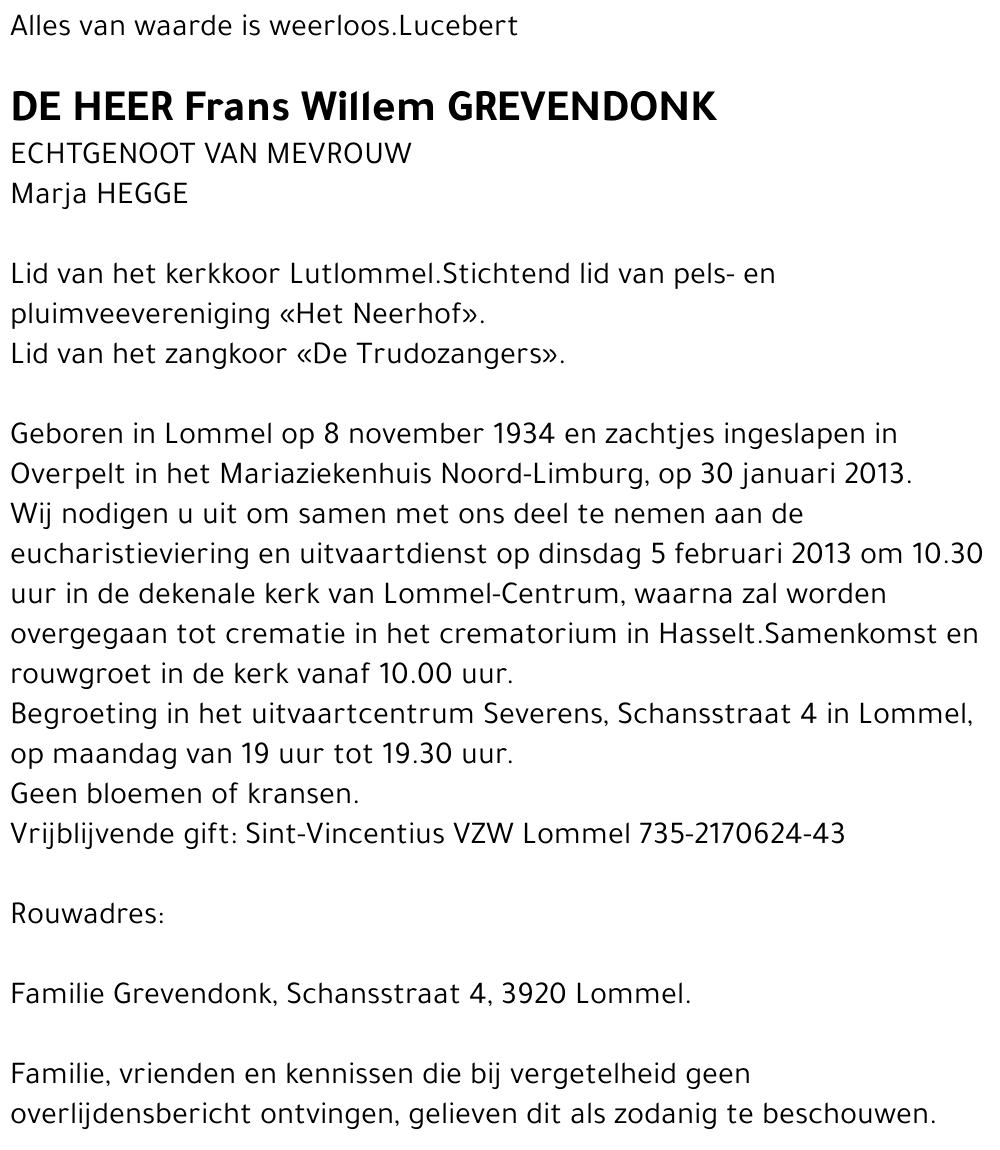 Frans Willem Grevendonk