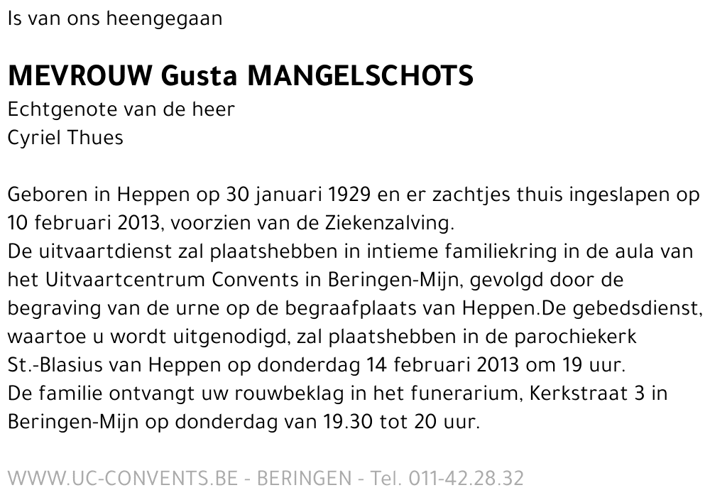 Gusta Mangelschots