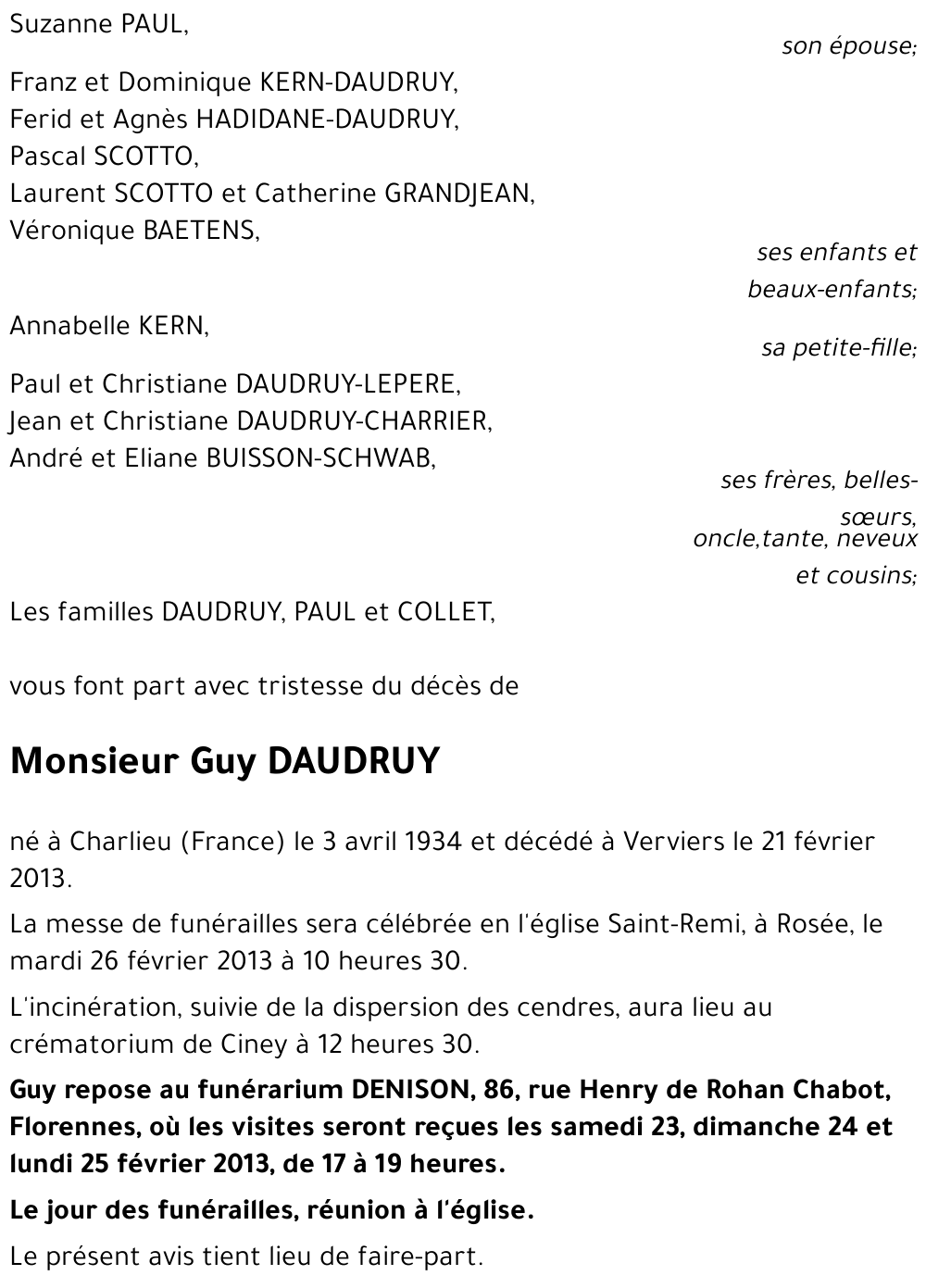 Guy DAUDRUY