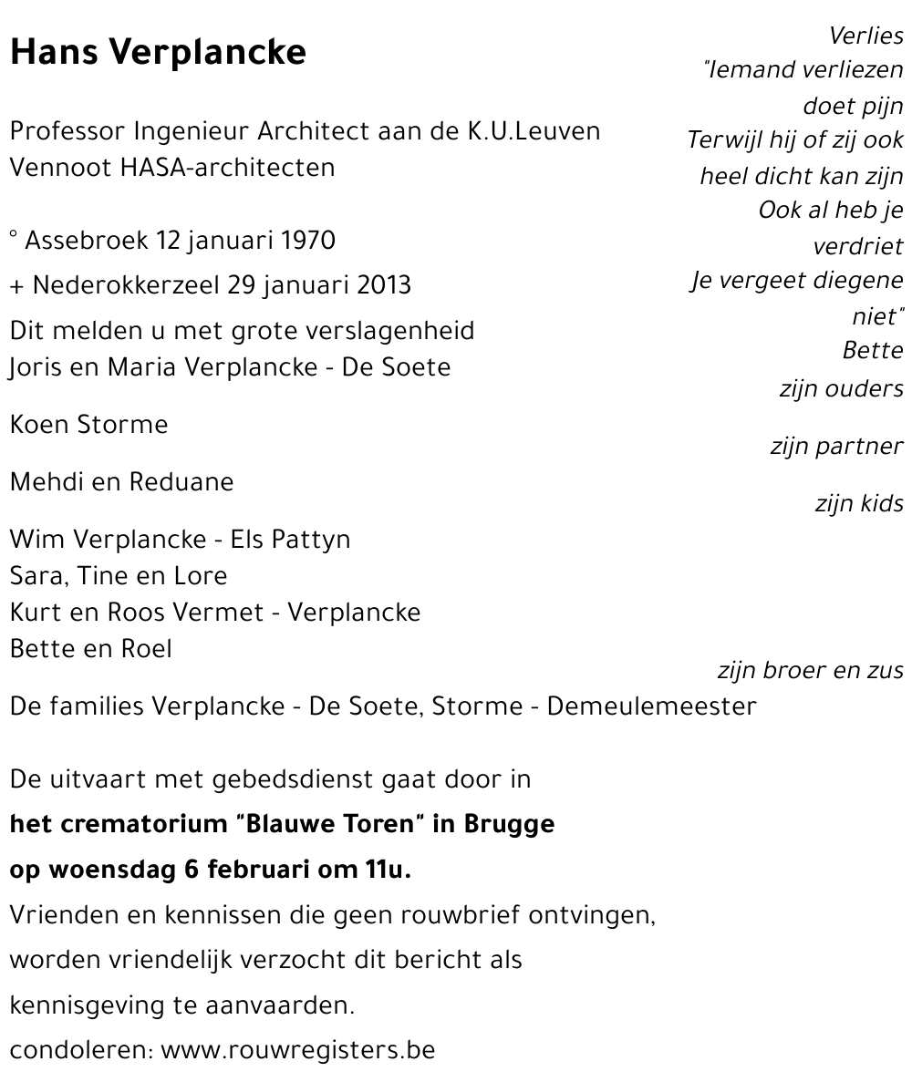 Hans Verplancke
