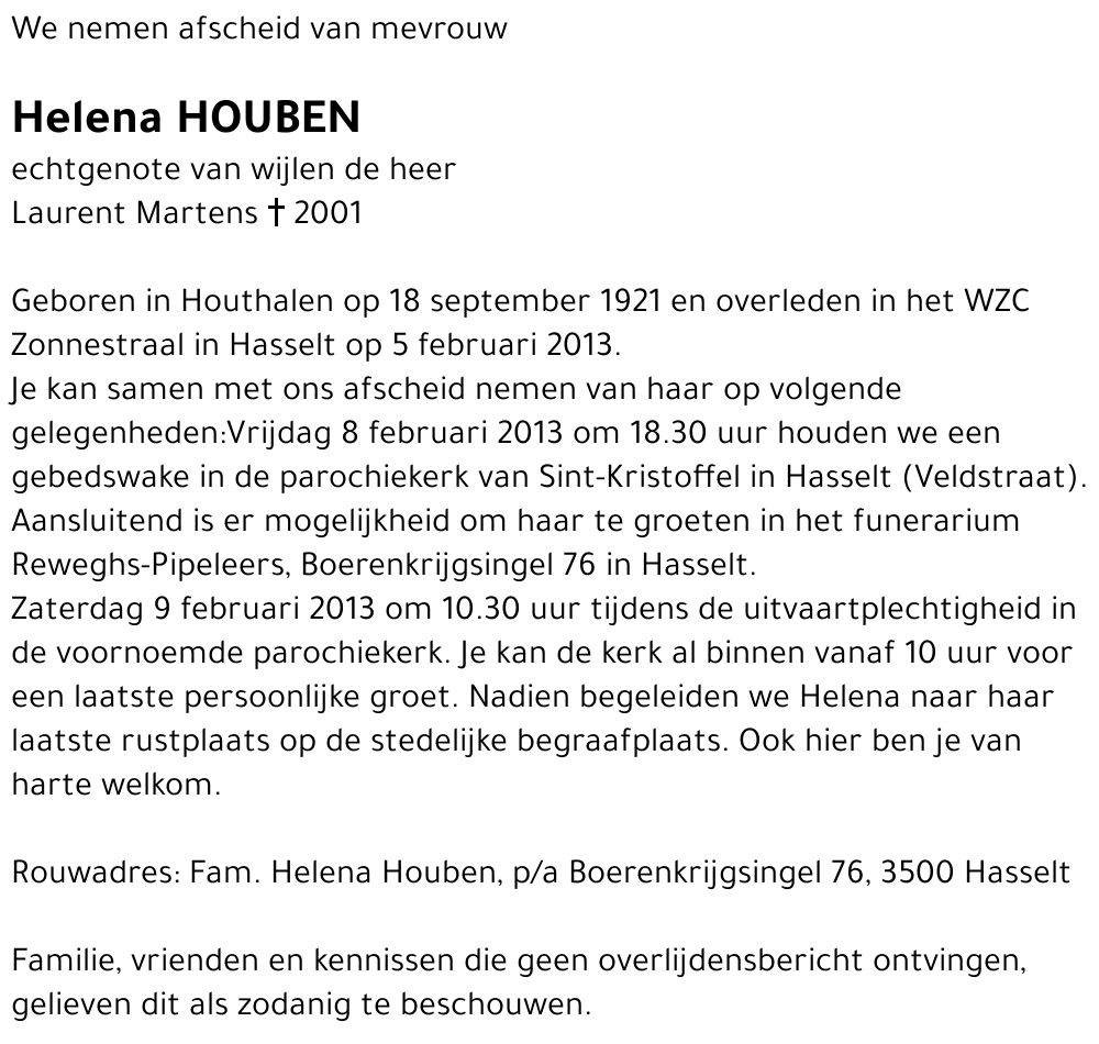 Helena Houben