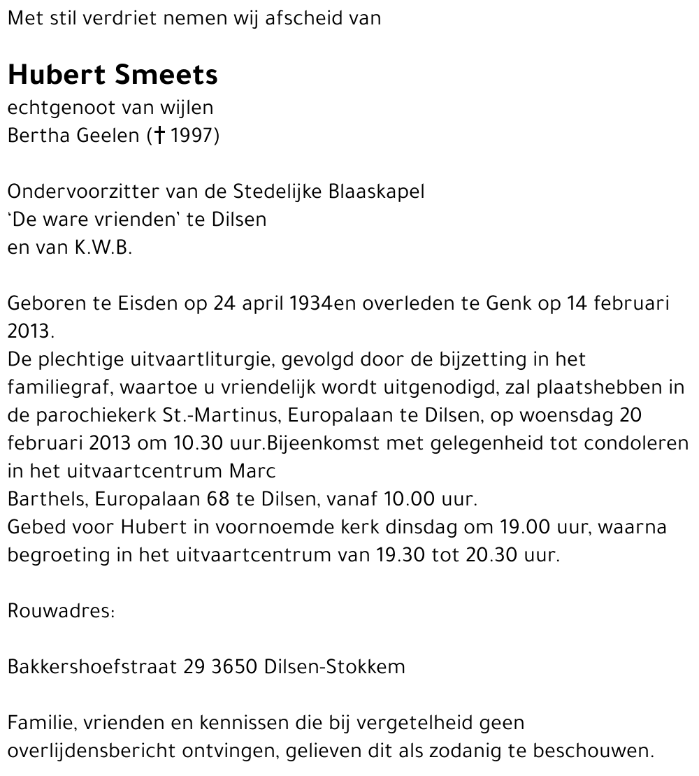 Hubert Smeets