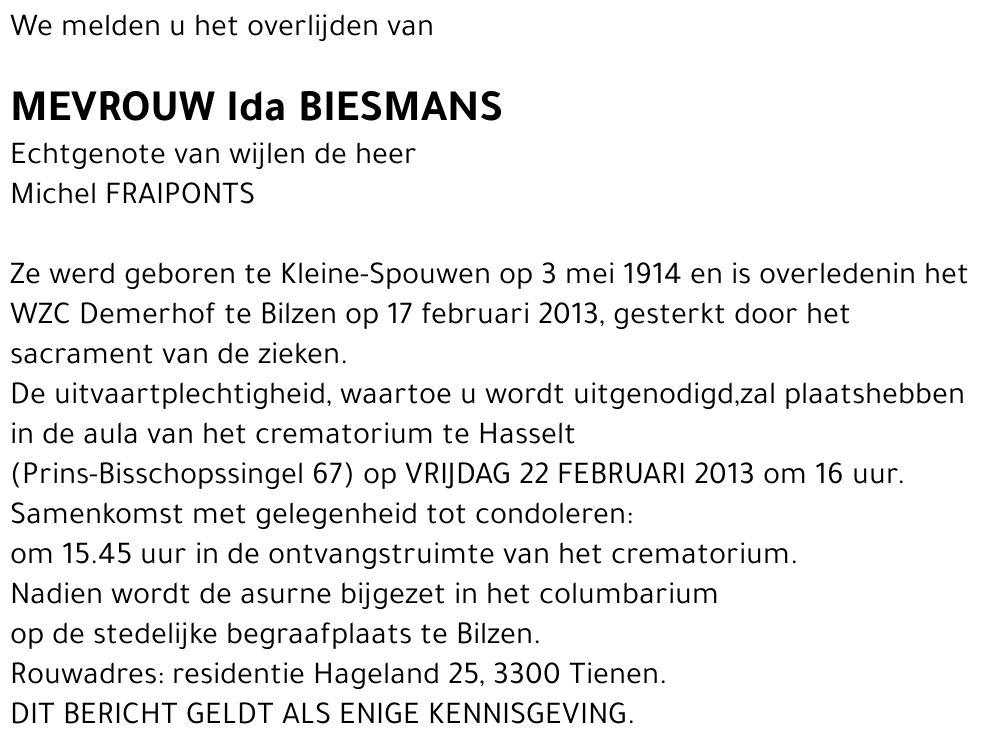 Ida Biesmans