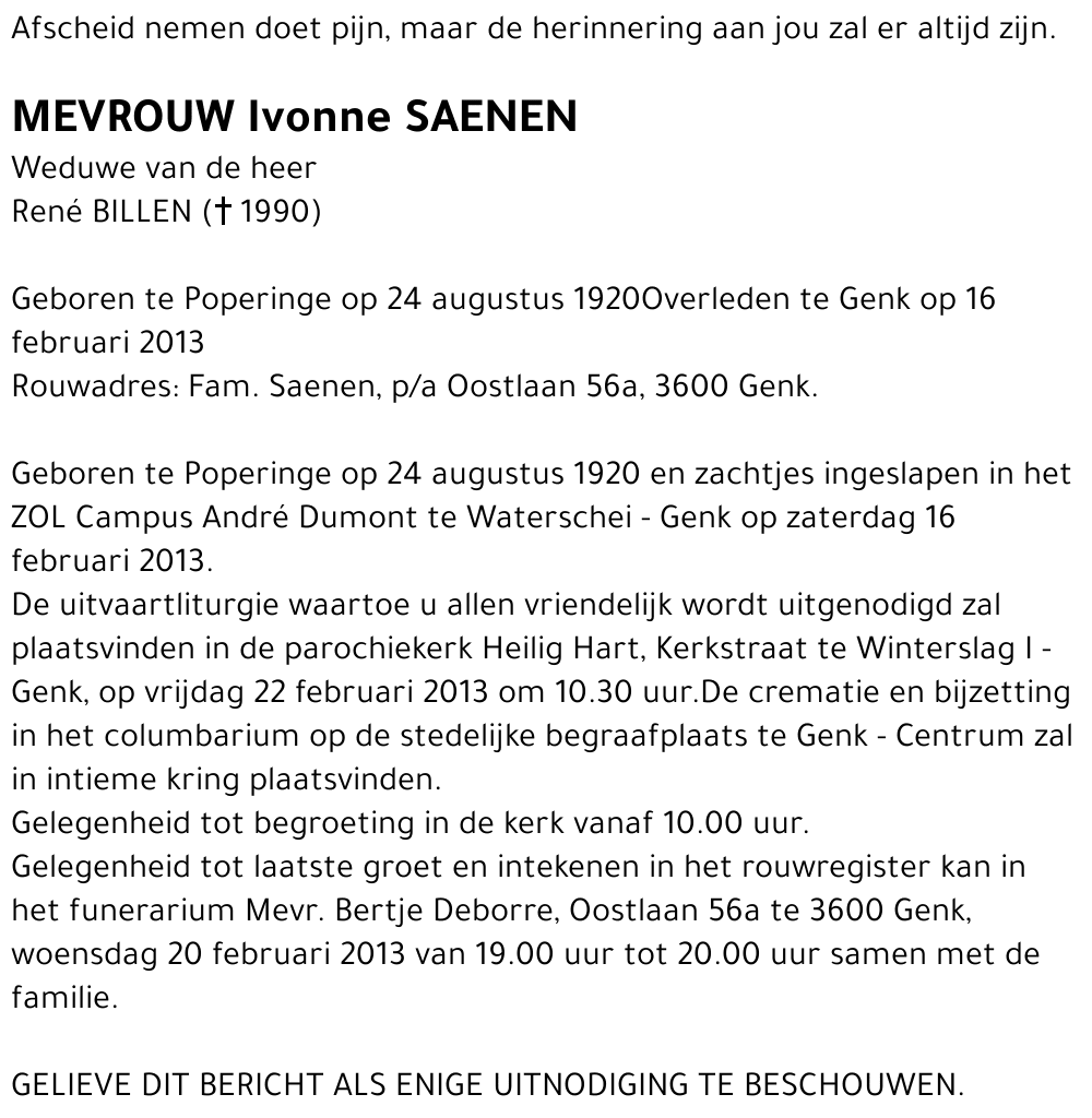 Ivonne SAENEN