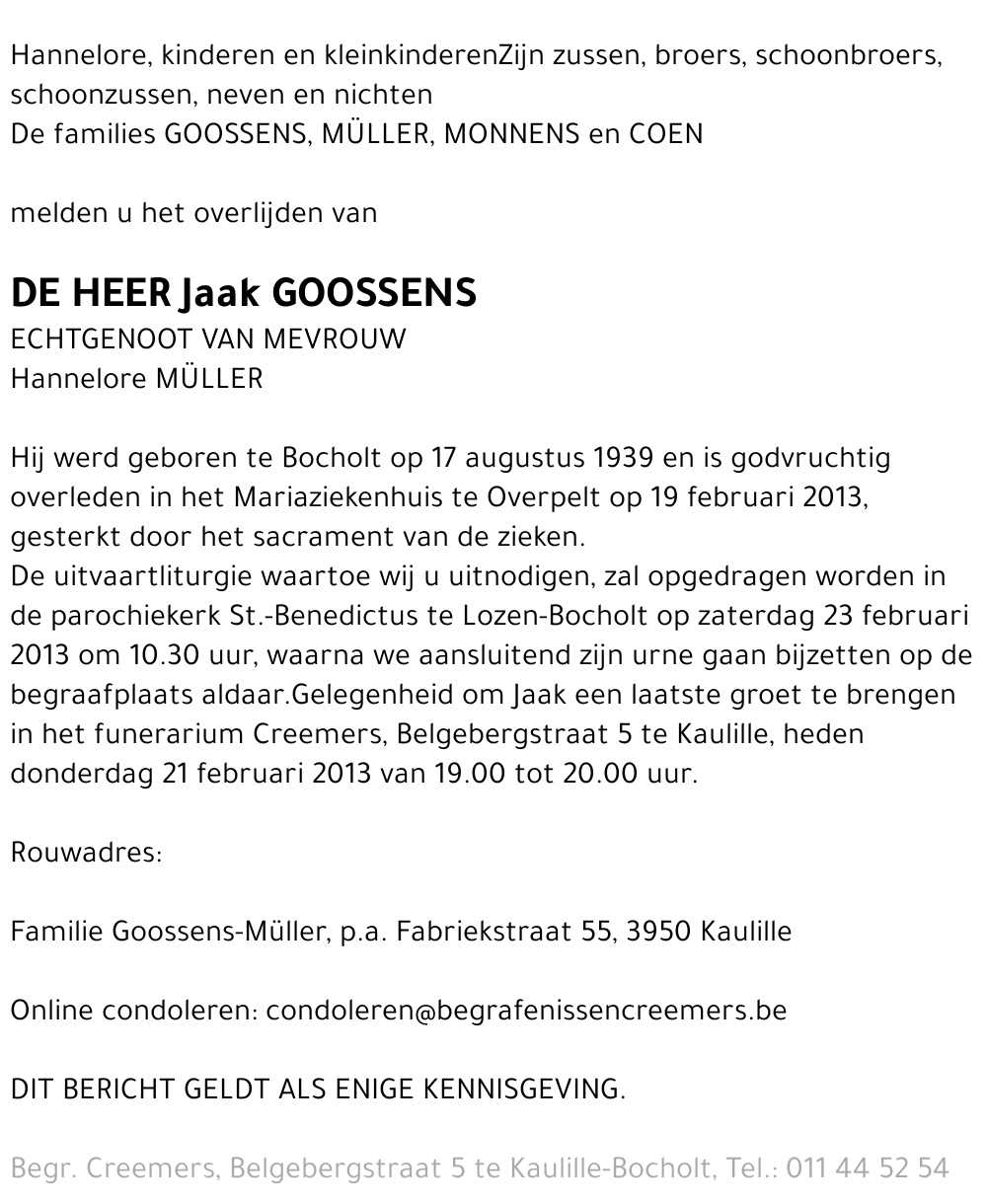 Jaak Goossens