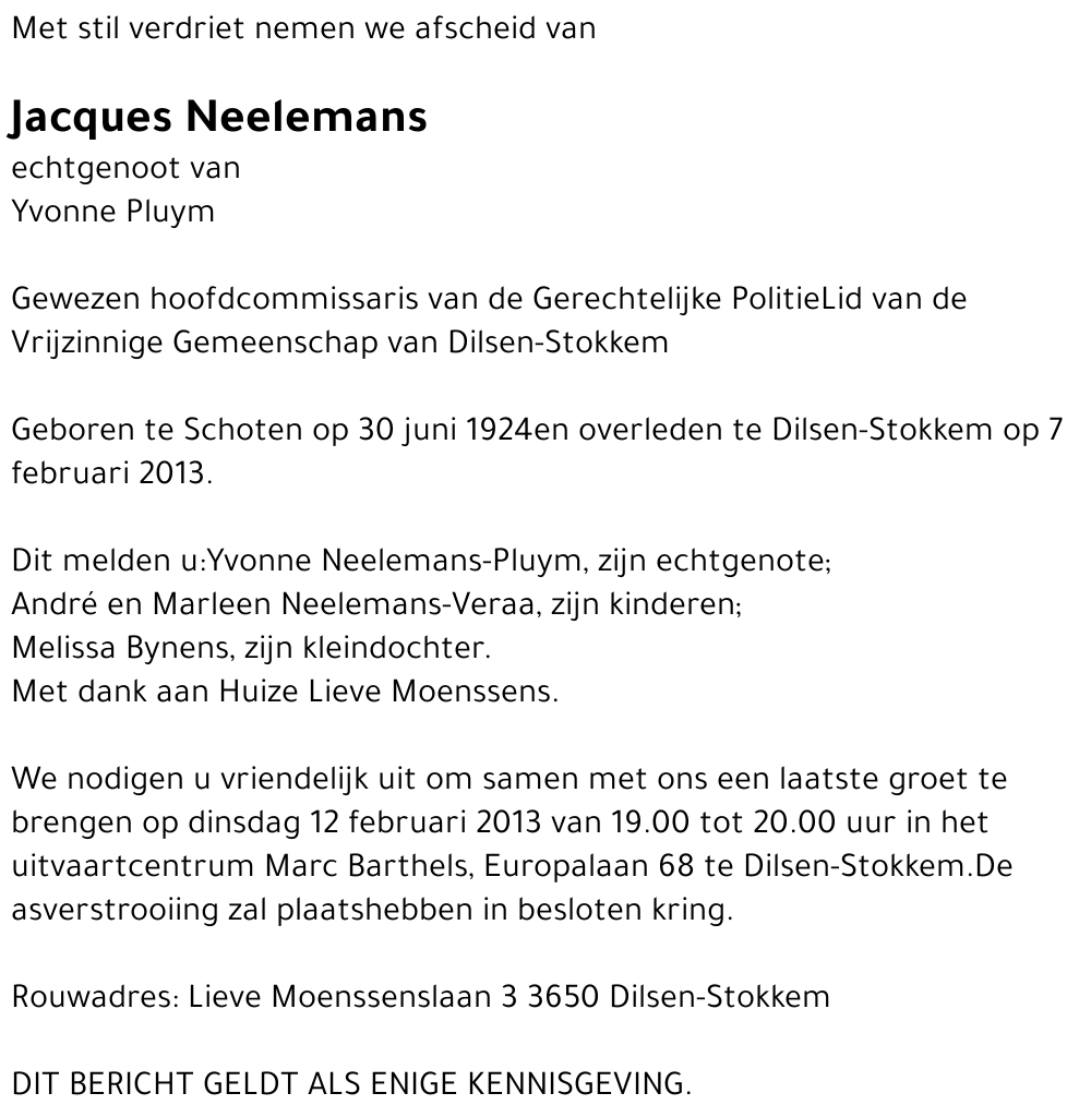 Jacques Neelemans