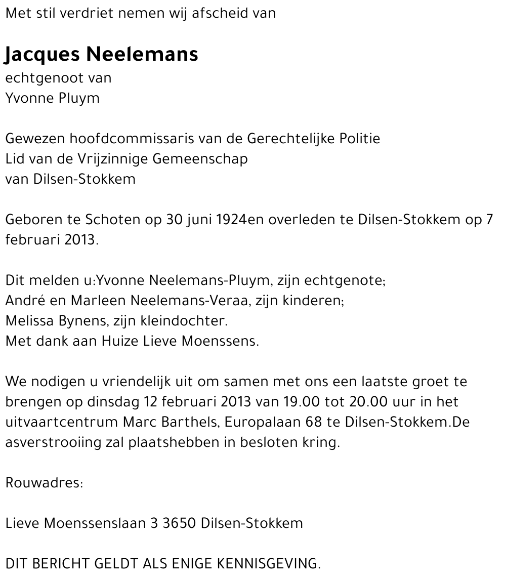 Jacques Neelemans