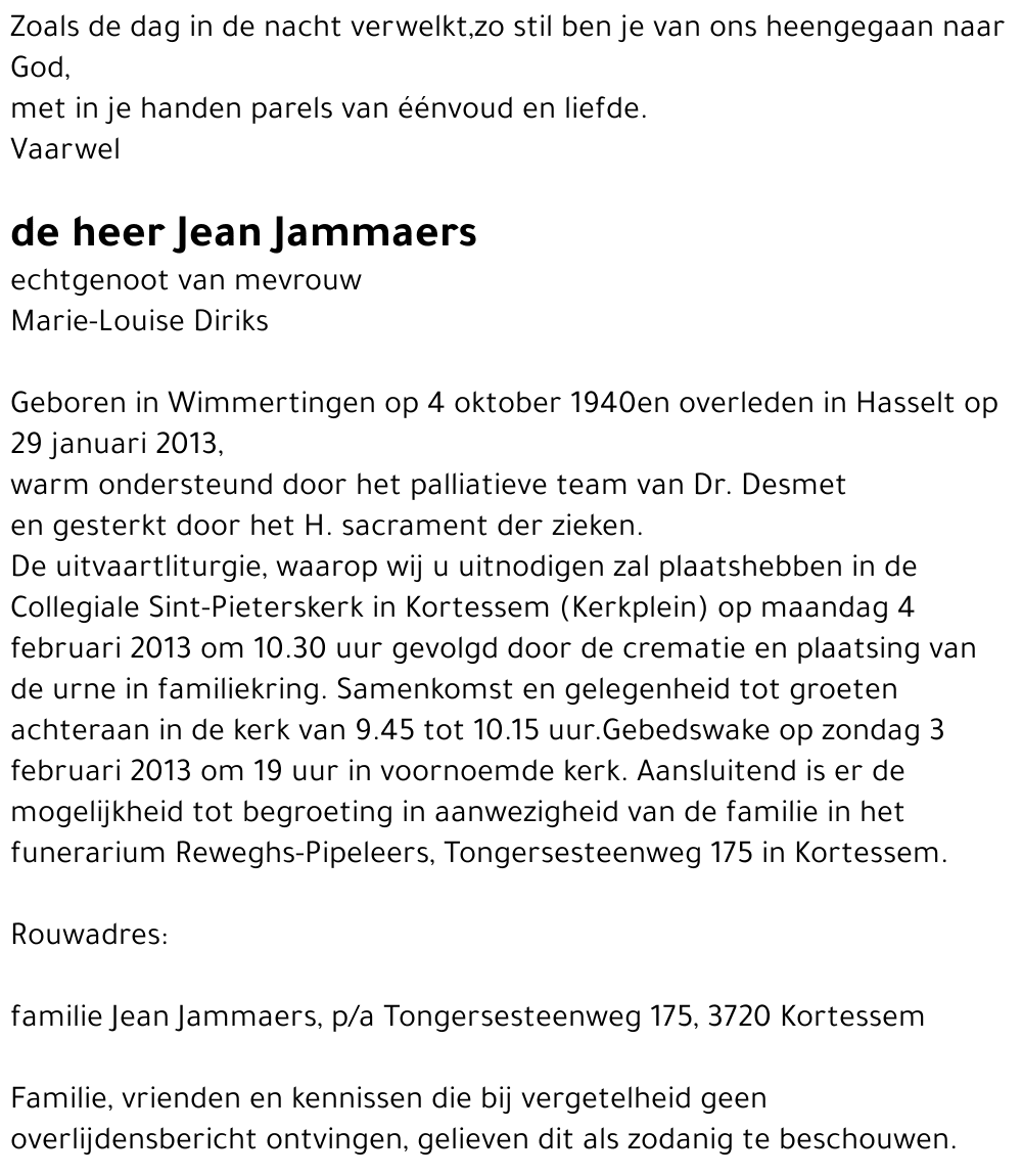 Jean Jammaers